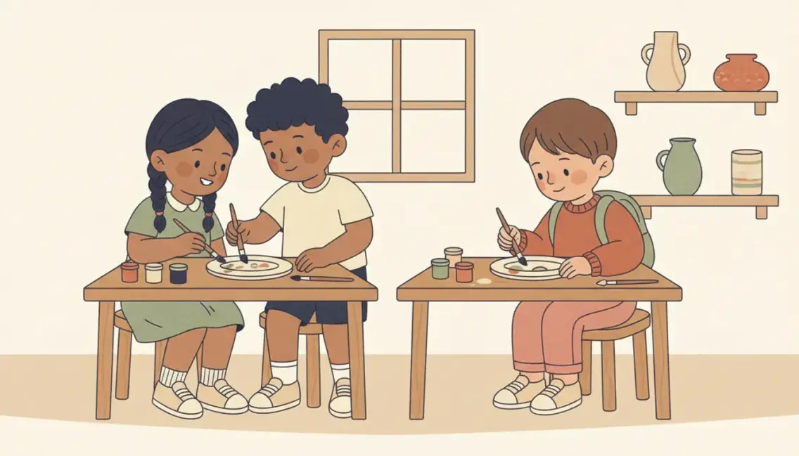 Children's workshop based on the 20th Concours international de céramique